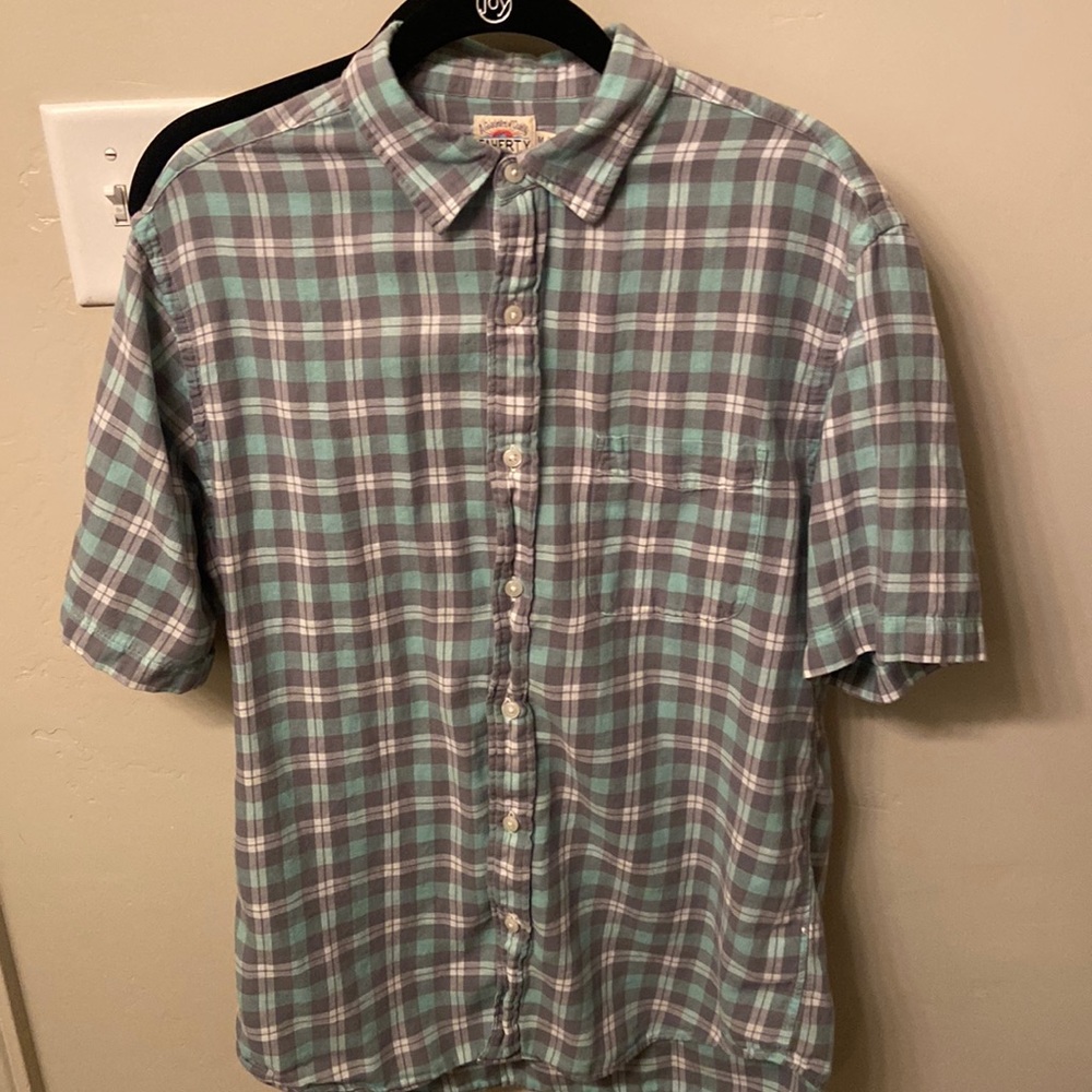 Faherty short sleeve button up